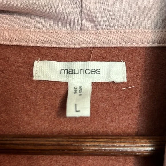 Maurices funnel neck, sweatshirt, size large - Picture 5 of 5